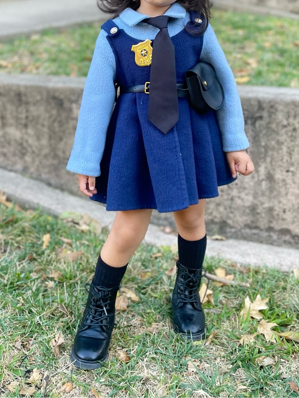 Judy Hopps-inspired police costume dress